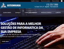 Tablet Screenshot of gstecnologia.com.br
